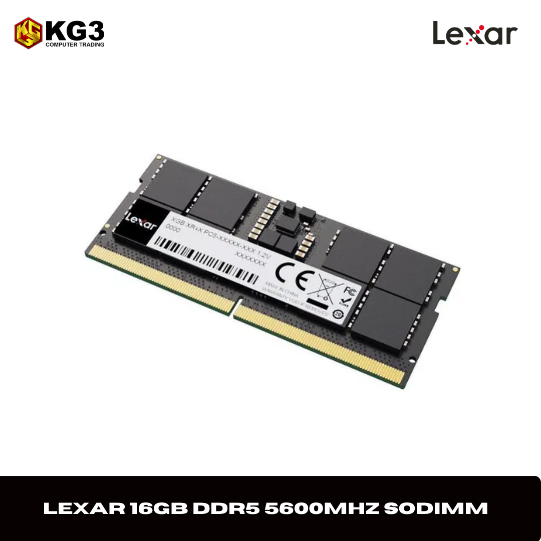 LEXAR 16GB DDR5 5600MHz SODIMM (LD5S16G56C46ST-BGS)
