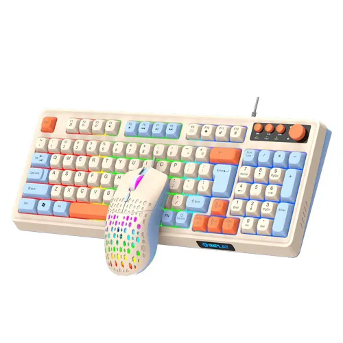 STX390-WM WHITE Mix Keyboard & Mouse Combo
