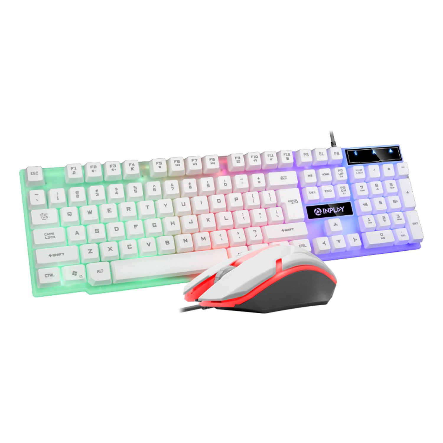 Starnex STX200 RGB Keyboard and Mouse Combo WHITE