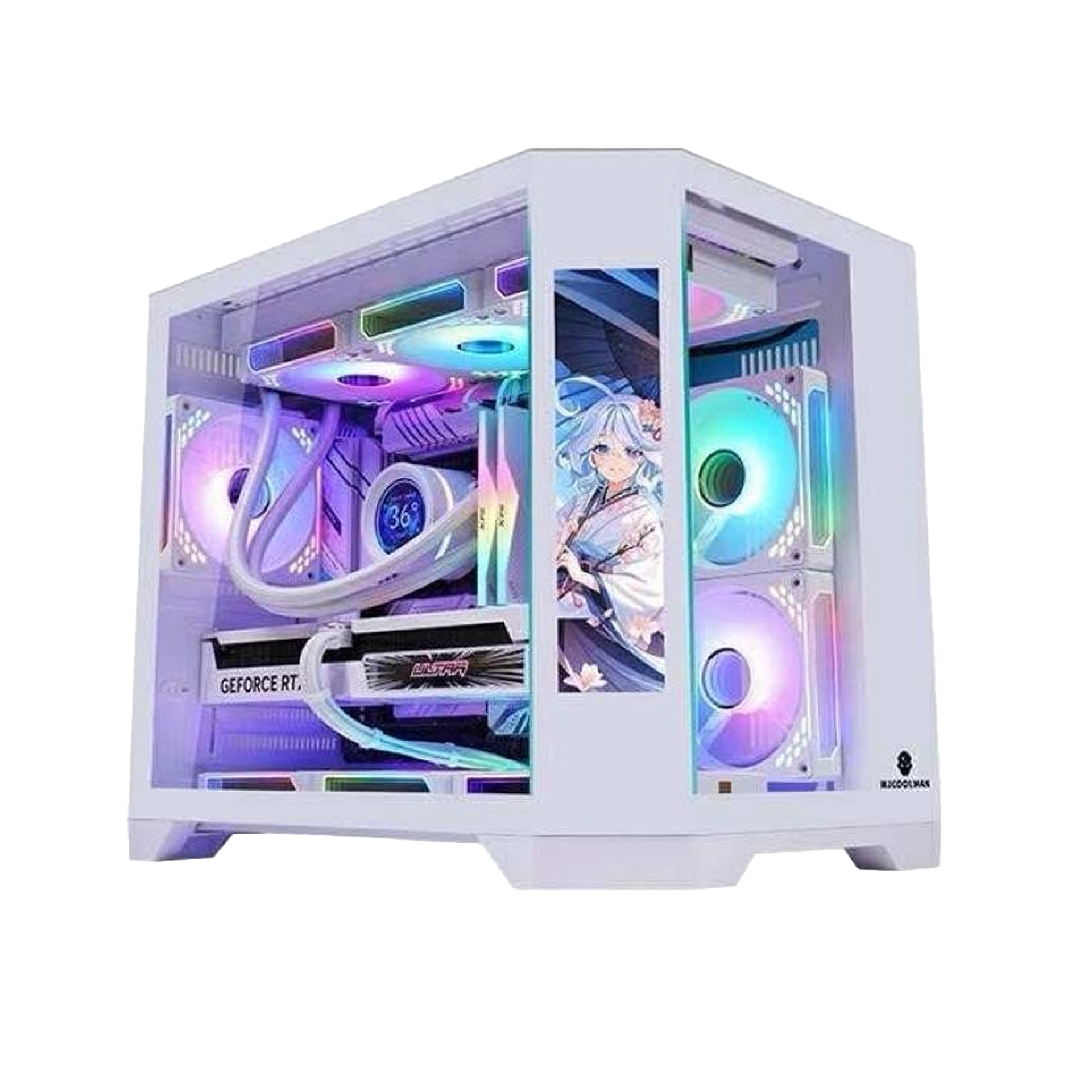 WJ Coolman MILLENIUM M-ATX Case with Screen