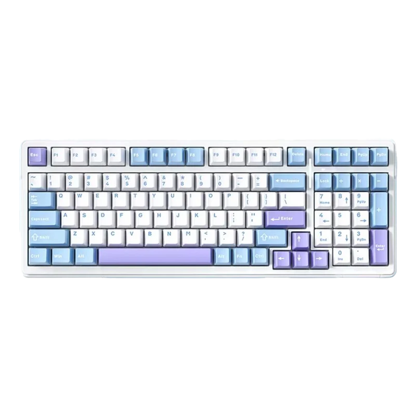 Aula F99 White|Blue|Purple- Purple Gray Wood