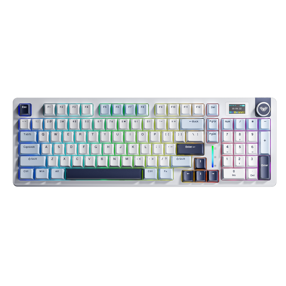 Aula S98 Pro Glacier Blue - Hot Swap -Caramel Latte Switch
