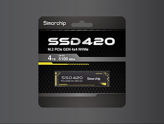 Simorchip 1TB M.2  PCIe NVME Gen4x4 SSD 420