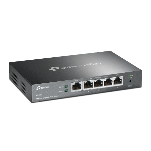 TP-Link ER605 Omada Multi-Wan Gigabit VPN Router view 2