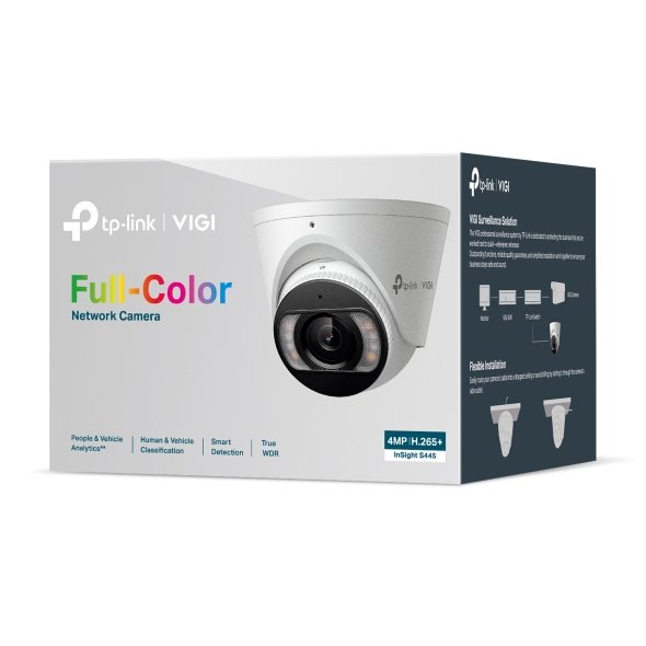 TP-Link VIGI InSight S445 4MP 2.8mm Indoor Full-Color Dome Network Camera view 4