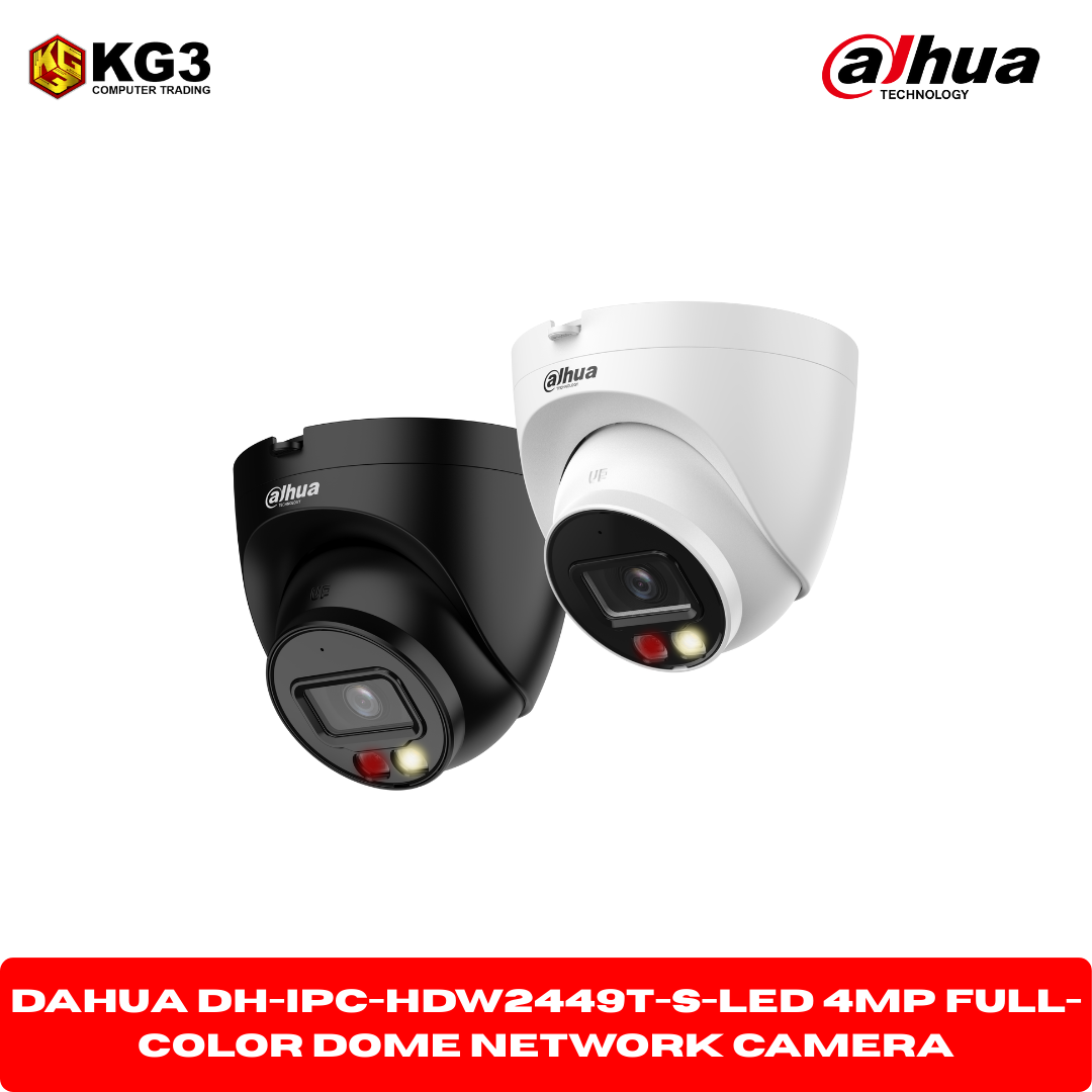 Dahua DH-IPC-HDW2449T-S-LED 4MP Full-color Dome Network Camera