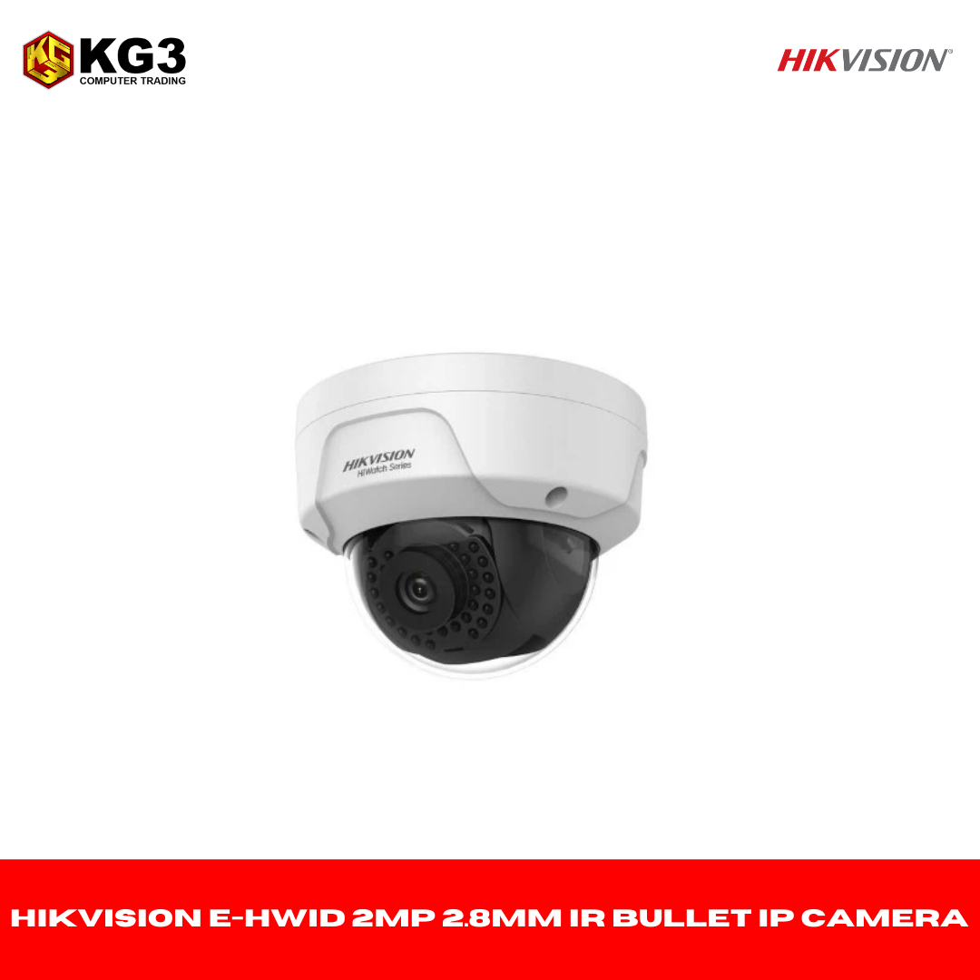 Hikvision E-HWID 2MP 2.8mm IR Dome IP Camera