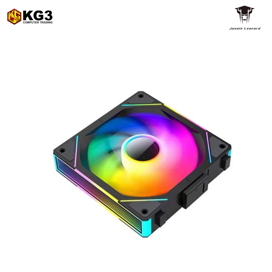 Jungle Leopard Interstellar V2 Block ARGB Single Fan BLACK