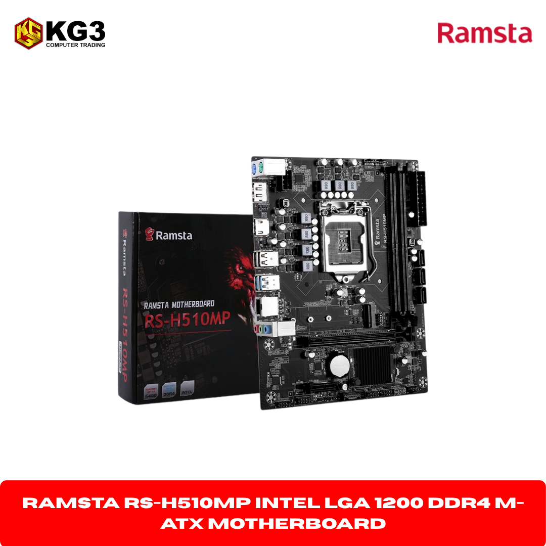 Ramsta RS-H510MP / H510M-S Intel LGA 1200 DDR4 M-ATX Motherboard